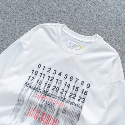 Футболка Maison Margiela Numbers "White" фото № 2