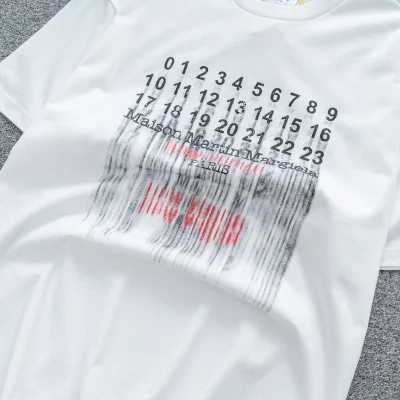 Футболка Maison Margiela Numbers "White" фото № 7