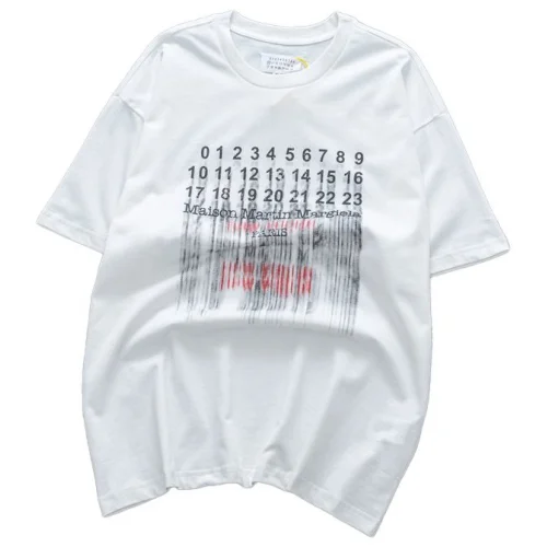 Футболка Maison Margiela Numbers "White"