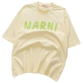 Футболка Marni With Logo "Beige"
