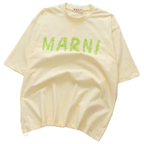 Футболка Marni With Logo "Beige"