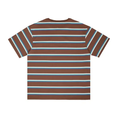 Футболка Miu Miu Horizontal Stripes "Brown" фото № 2