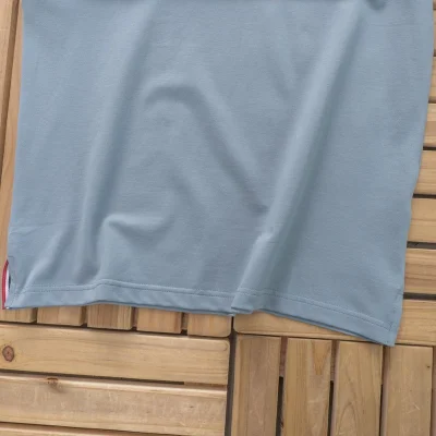 Поло Moncler Edge Decorated By Red Stripe "Blue" фото № 3