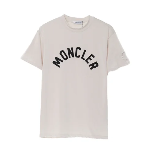 Футболка Moncler Arch Inscription "Beige"