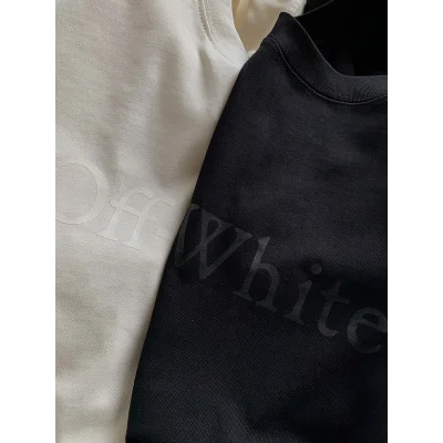 Футболка Off White Plain With Text Logo "Black" фото № 2