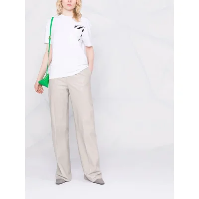 Футболка Off White Jersey "White" фото № 4