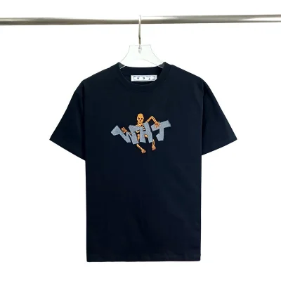 Футболка Off White With Colorful Graffiti Print "Black" фото № 3 Футболка Off White With Colorful Graffiti Print "Black" фото № 3