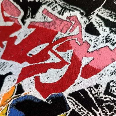 Футболка Off White With Colorful Graffiti Print "Black" фото № 6 Футболка Off White With Colorful Graffiti Print "Black" фото № 6