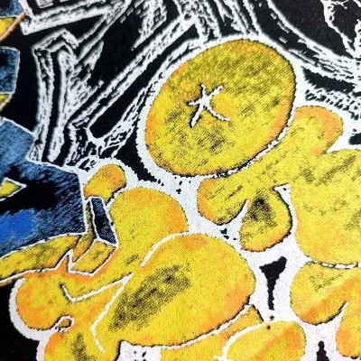 Футболка Off White With Colorful Graffiti Print "Black" фото № 7 Футболка Off White With Colorful Graffiti Print "Black" фото № 7