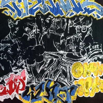 Футболка Off White With Colorful Graffiti Print "Black" фото № 9 Футболка Off White With Colorful Graffiti Print "Black" фото № 9