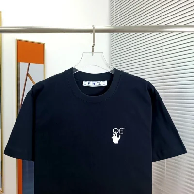 Футболка Off White Print - Ghosts Of The Past "Black" фото № 4