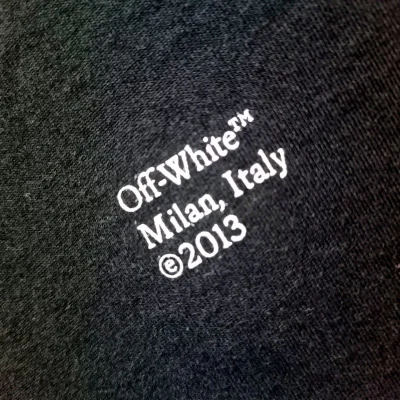 Футболка Off White Print - Ghosts Of The Past "Black" фото № 5