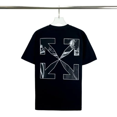 Футболка Off White Print - Ghosts Of The Past "Black" фото № 6