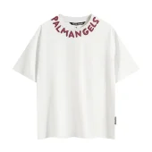 Футболка Palm Angels Round Print "White"
