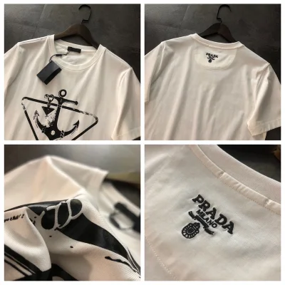 Футболка Prada Anchor "White" фото № 2
