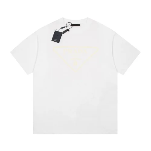Футболка Prada With Basic Logo Print "White"