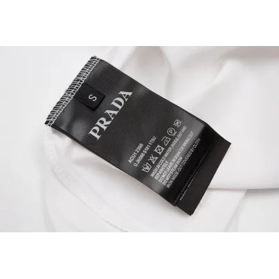 Футболка Prada With Basic Logo Print "White" фото № 7