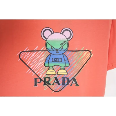 Футболка Prada Mouse Number 1913 "Peach" фото № 5