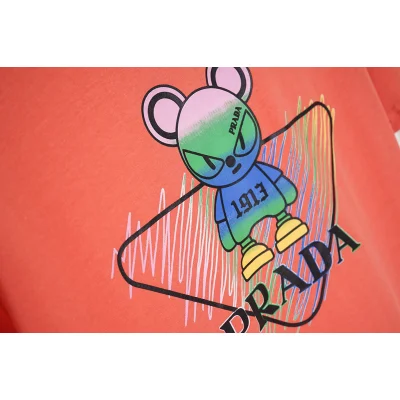 Футболка Prada Mouse Number 1913 "Peach" фото № 4