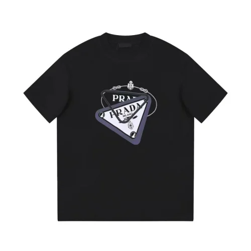 Футболка Prada With Logo Print Milano "Black"