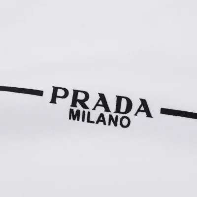 Футболка Prada Brand Line "White" фото № 5