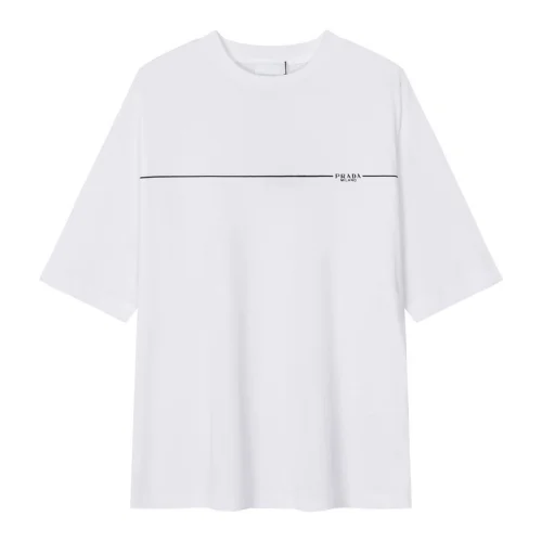 Футболка Prada Brand Line "White"