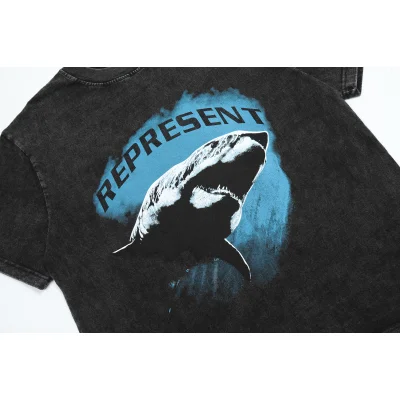 Футболка Represent Deep Water Shark "Black" фото № 7