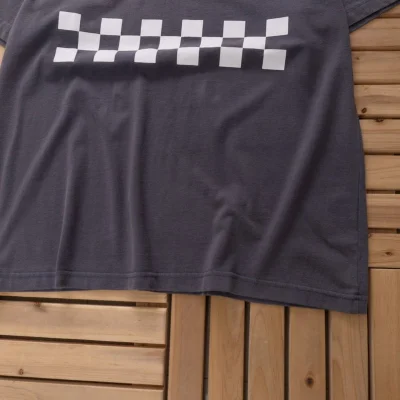 Футболка Rhude Race Flag "Gray" фото № 6