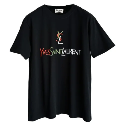 Футболка Saint Laurent With Logotype "Black"