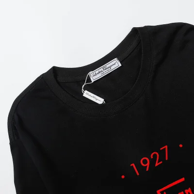 Футболка Salvatore Ferragamo Firenze "Black" фото № 5