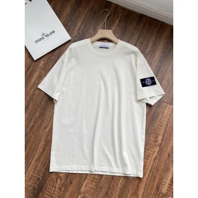 Футболка Stone Island Patch Four-Pointed Star "Cream" фото № 2