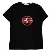 Футболка Stone Island Color Star Print Logo "Black"