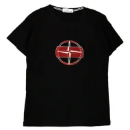 Футболка Stone Island Color Star Print Logo "Black"