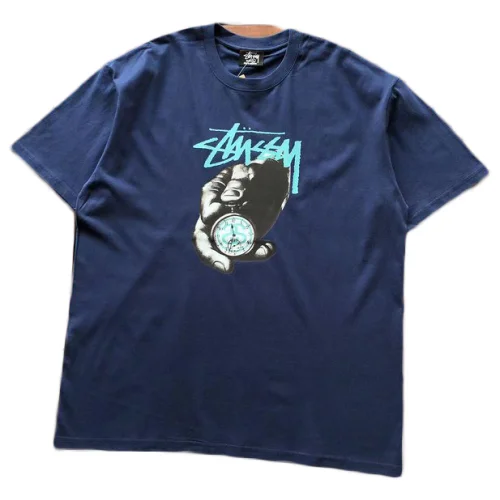 Футболка Stussy Stopwatch In Hands "Blue"