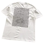 Футболка Stussy Dinosaur Made Of Lines "White"