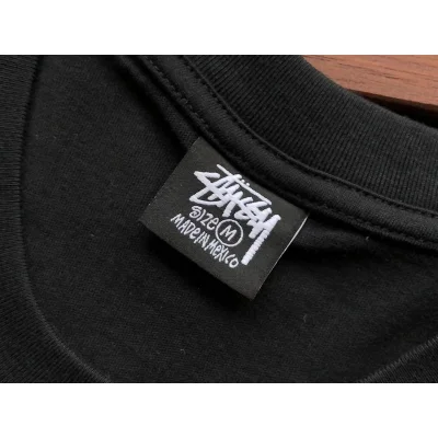 Футболка Stussy Figure With Inscription One World One Love "Black" фото № 3