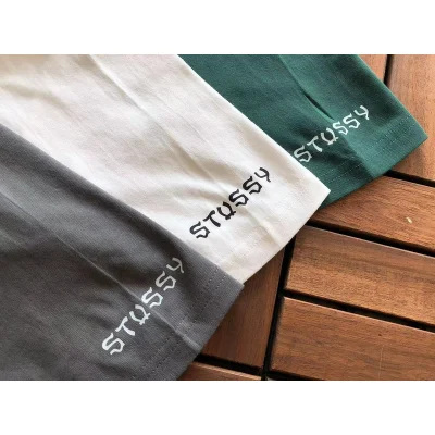 Футболка Stussy Circle From Curve Lines "Gray" фото № 3