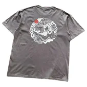 Футболка Stussy Circle From Curve Lines "Gray"