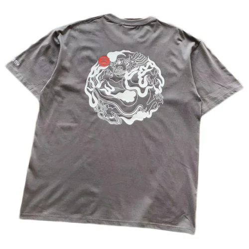 Футболка Stussy Circle From Curve Lines "Gray"