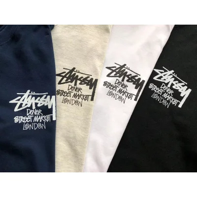 Футболка Stussy Plain Inscription Dover Street Market London "White" фото № 3