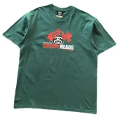 Футболка Stussy Letter With Mirror Image In Circle And Inscription "Green"