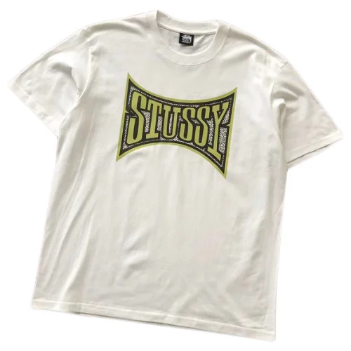 Футболка Stussy Colorful Logo Inside Figure Front "White"