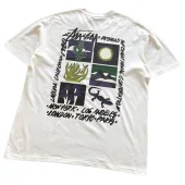 Футболка Stussy Nature Prints In Squares "White"