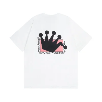 Футболка Stussy Crown Print "White" фото № 2