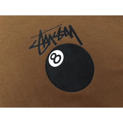 Футболка Stussy A Ball With A Number "Brown" фото № 3