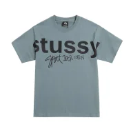 Футболка Stussy 100 Percent Cotton "Blue/Gray"