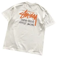 Футболка Stussy Inscription Dover Street Market London "White"