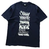 Футболка Stussy Front Lettering In Rectangle "Blue"