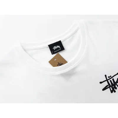 Футболка Stussy With A Hippo Print "White" фото № 5