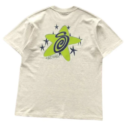 Футболка Stussy Big Star With Symbol Inside Print "Beige"